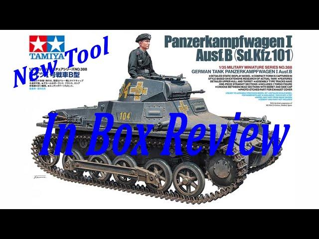 New Tool Tamiya 1:35th Scale Panzer I Ausf. B In Box Review #tamiya