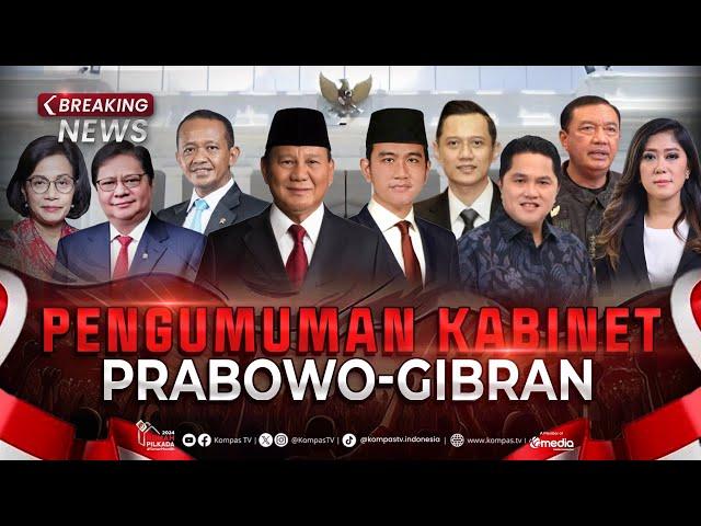 LIVE - Jamuan Makan Malam dan Pengumuman Kabinet Prabowo-Gibran di Istana