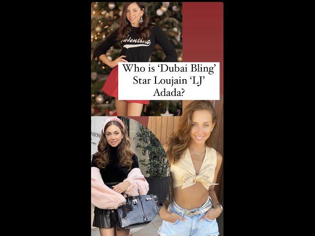 Interesting Facts about the ‘Dubai Bling’ star Loujain ‘LJ’ Adada #netflix #shorts