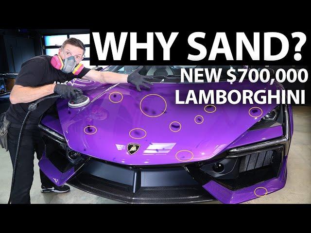 $700,000 Lamborghini Revuelto Needs Sanding? First Wash, Detail, and Drive