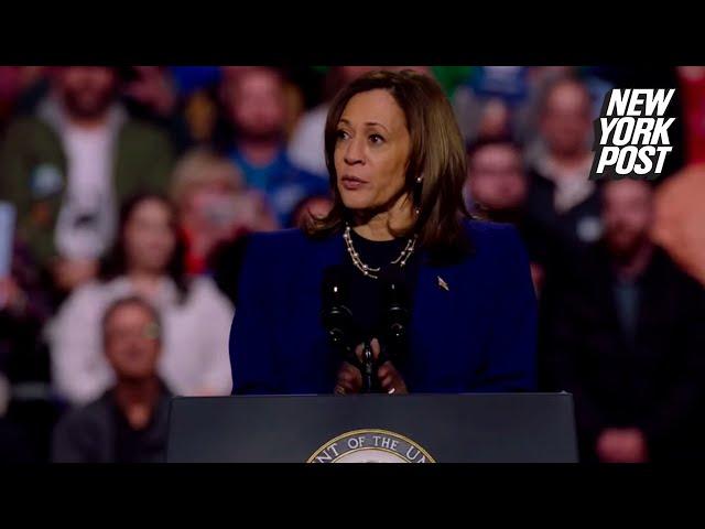 Flustered Kamala Harris spews latest word salad after protesters interrupt Nevada rally