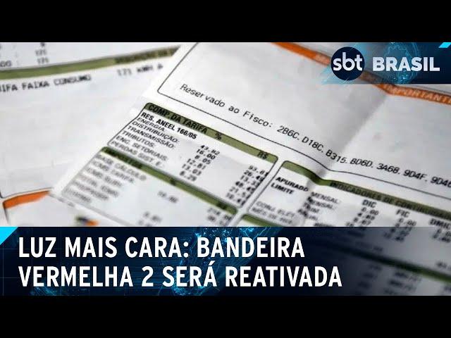 Aneel anuncia reativação da bandeira vermelha 2 para o mês de outubro | SBT Brasil (27/09/24)