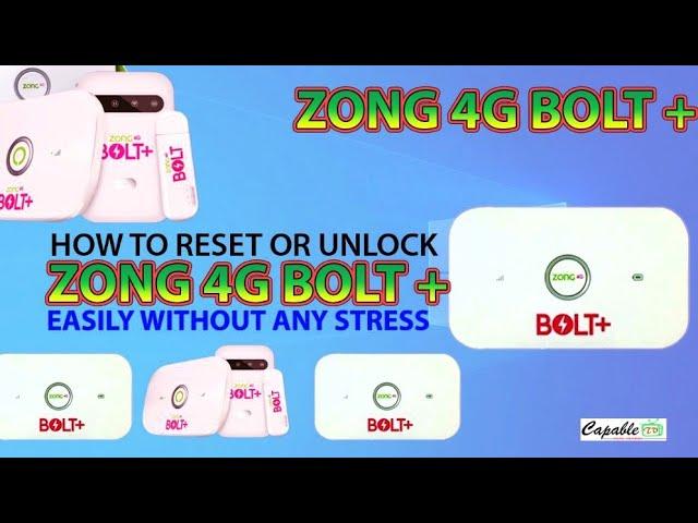 HOW TO RESET OR UNLOCK ZONG 4G BOLT + WIRELESS MODEM EASILY.