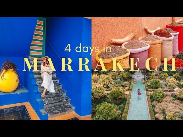 4 days in Marrakech Vlog | Staying at La Mamounia Hotel + Trip to Atlas Mountains