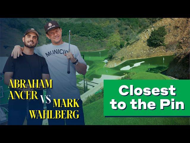 Mark Wahlberg vs Abraham Ancer at Wahlberg's insane backyard golf facility