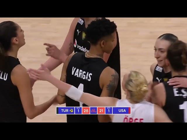 Highlight VNL 2024: USA vs Turkey 2-3 | Volleyball Nations League 2024 Women - Moji