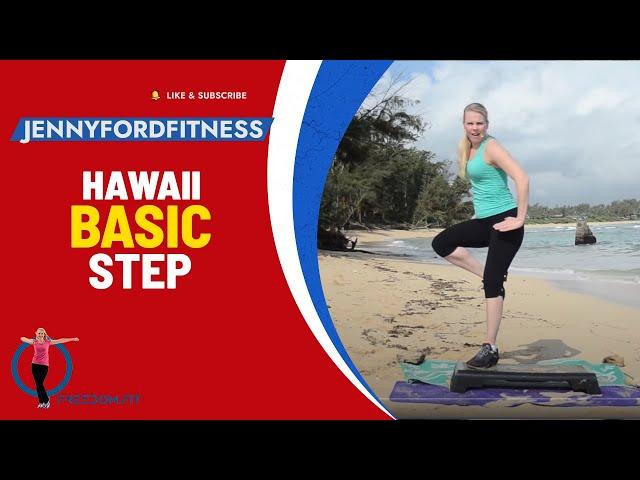 Step Aerobics Cardio | Hawaii | Basic Level | At-Home Full Body Total Workout | 4 Combos | 40 Min