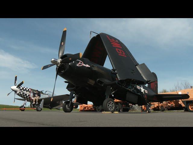 Corsair F4U-5NL “Devotion” Flight Training | Flying Legends Collection