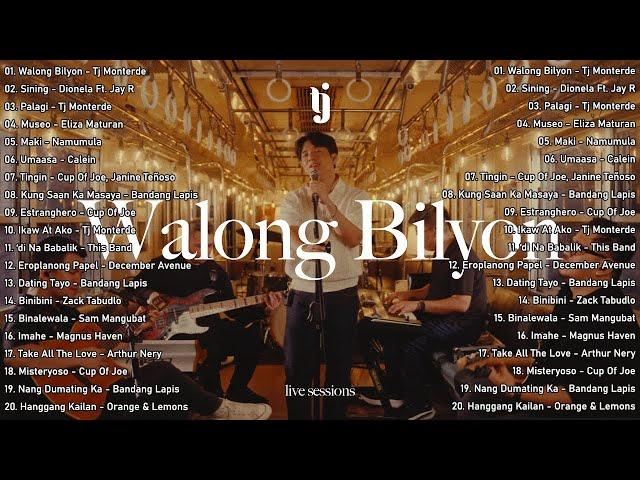 WALONG BILYON - TJ MONTERDE  Best OPM Tagalog Love Songs 2024 - NEW OPM Trending Playlist