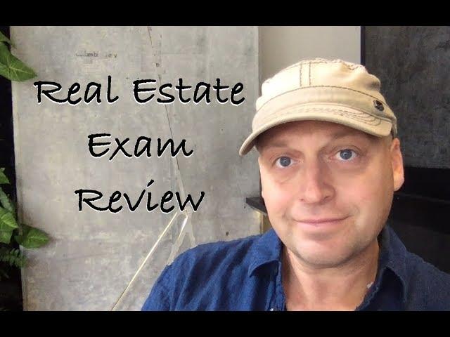 Real Estate Review for the Day of the Exam