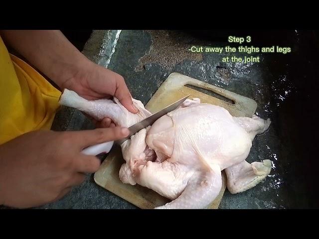 CAA-BAT3 III (Caraga State University) Jezriel D. Avila Foodtech 3 AB1 "How to cut a whole chicken"