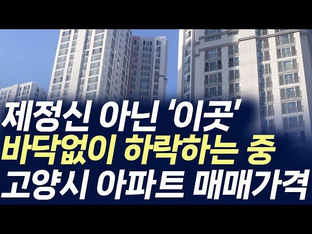 고양시 아파트 매매가격,제정신 아닌 '이곳' 바닥없이 하락하는 중(부동산 아파트 미분양 분양권 입주권 재개발 재건축)