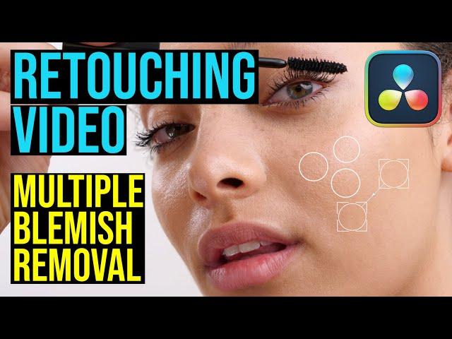 Retouching SKIN in video with the PATCH REPLACER tool - DaVinci Resolve Studio