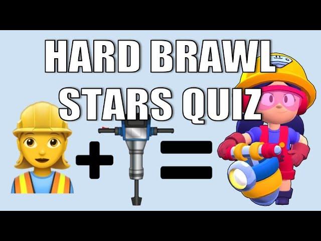 Guess The Brawler Quiz | Hard Brawl Stars Quiz