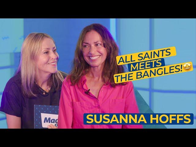 When girl bands collide: All Saints' Nicole Appleton meets The Bangles' Susanna Hoffs