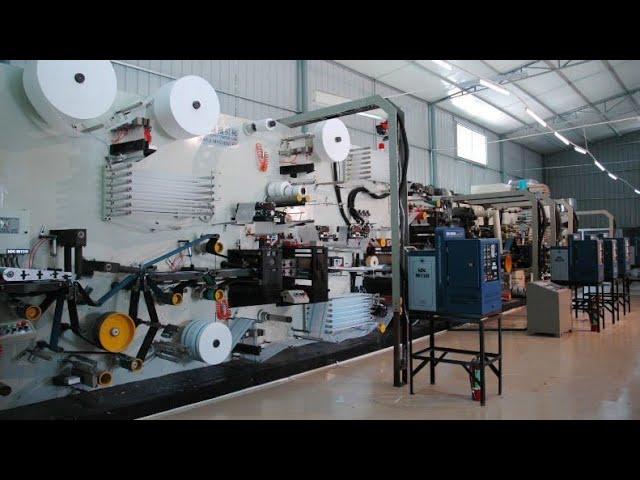 How Diaper are made in factory? || Automatic Baby Diaper Machine