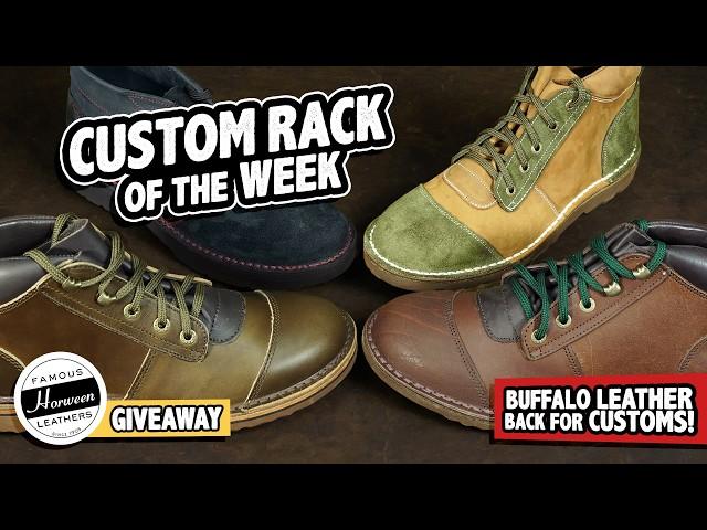 Horween and Buffalo Leather Boots?! // Custom Boot Rack Of The Week #9