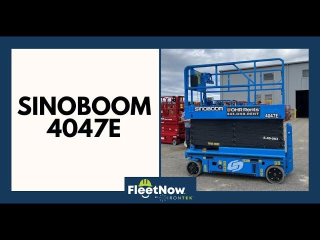 Guide: Sinoboom 4047E Scissor Lift