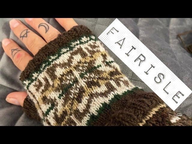 This Witch Knits....Fairisle Knitting - Getting Ready For Autum 