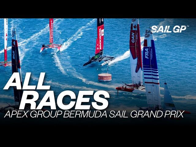 ALL RACES | 2024 Apex Group Bermuda Sail Grand Prix | Races 1 - 5 & Final | SailGP