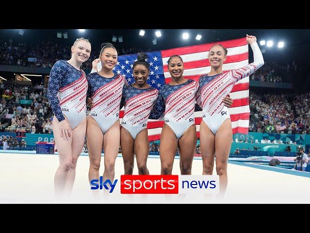 Simone Biles leads Team USA to team gymnastics gold