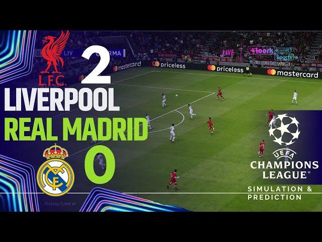 LIVERPOOL 2-0 REAL MADRID • Highlights • Champions League 24/25 | Simulation/Recreation