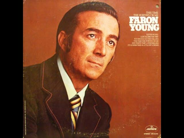 Faron Young "This Time the Hurtin's on Me" complete vinyl Lp