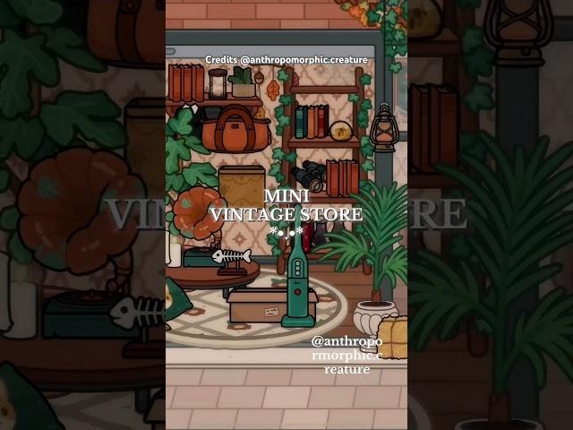 Cute small vintage store  at the Toca Boca Main Street… shop ideas