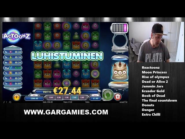 EPISODE 1 APRIL 2019 - Gargamies plays casino - Gargantoon out and danger bonus