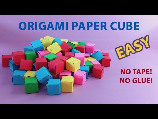 How to make an Origami Paper Cube Easy