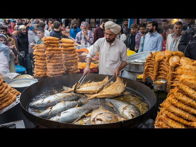 100KG FISH PAKORA SOLD DAILY | CRISPY FISH PAKODA RECIPE | GUJRANWALA STREET FOOD PAKORA FAROSH