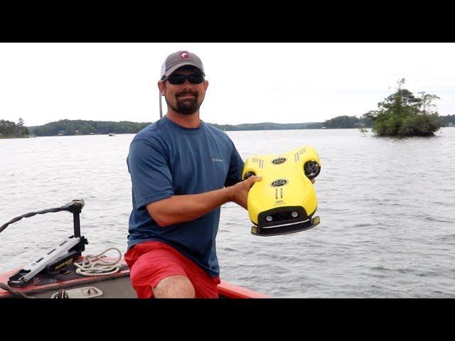 UNDERWATER DRONE Finds GIANT School of Bass (Lake Martin)