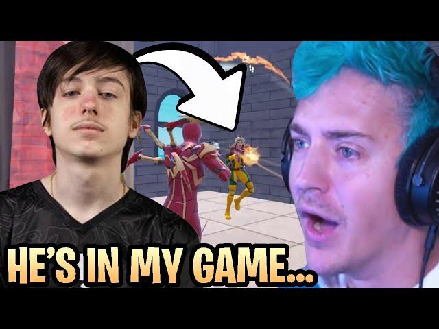 Ninja Finally Tried Building Again & Peterbot Joined The Lobby To 1v1 Him...