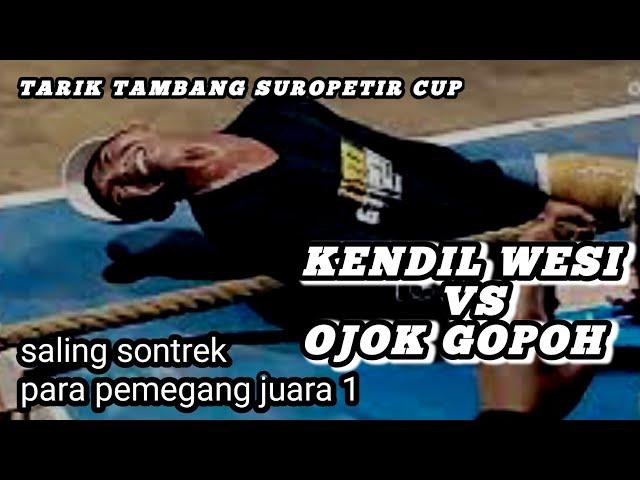 KENDIL WESI VS OJOK GOPOH || AJANG TARIK TAMBANG DESA BRONGKAL PAGELARAN