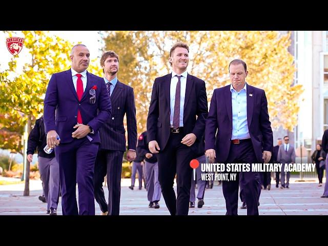 Panthers take Stanley Cup to United States Military Academy at West Point 