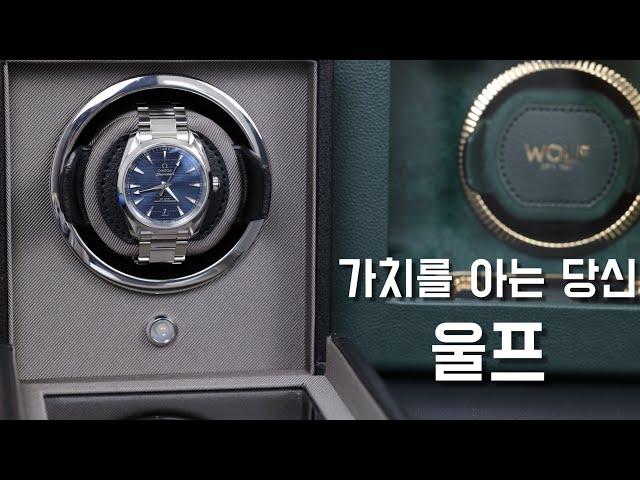 213편 워치와인더? 좋은거 하나 사서 평생쓰자! 200년 전통의 울프 워치와인더 큐브 / 브리티쉬 레이싱 그린