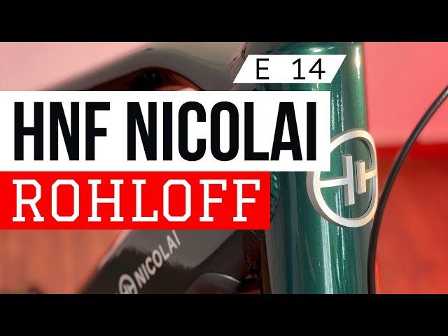 Luxus : HNF Nicolai XD4 E-Bike mit Rohloff E14 und Gates-Riemen | Ohne SMART-System, aber oho !