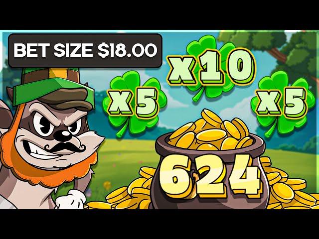 I Tried 1000 SPINS On LE BANDIT SLOT!! (10x CLOVER)