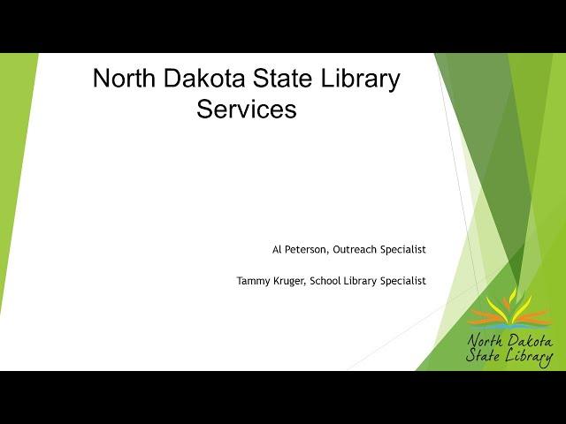 North Dakota State Library Services Review