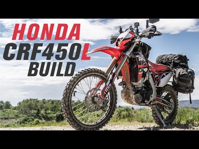 2019 Honda CRF450L Light Adventure Bike Build