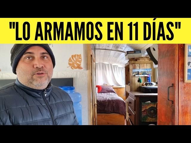 Armaron su casa-motorhome para dejar de vivir en el conurbano