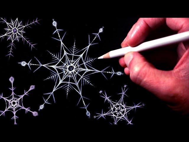 How to Draw Snowflakes