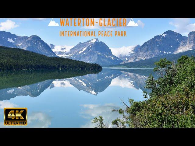 Glacier National Park & Waterton Lakes National Park 4K #Glaciernationalpark