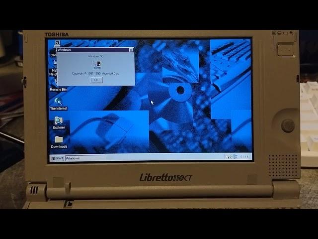 Libretto 110CT Windows 95 Boot