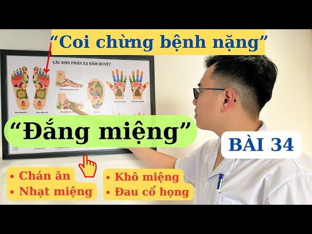 ĐẮNG MIỆNG, Dấu hiệu nguy hiểm cần điều chỉnh ngay kẻo muộn | Ds Nguyễn Quốc Tuấn