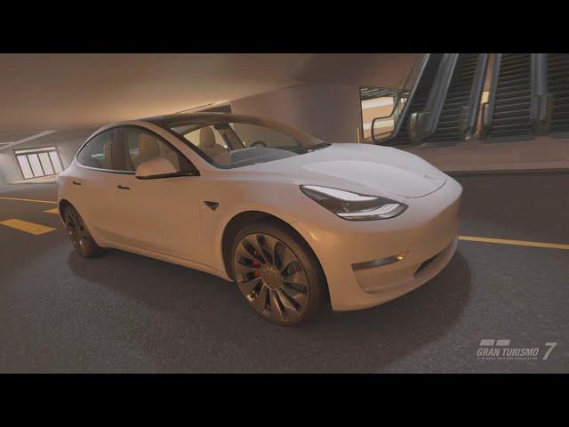 2023 Tesla Model 3 Performance Walk Around in VR - Gran Turismo 7 PS5