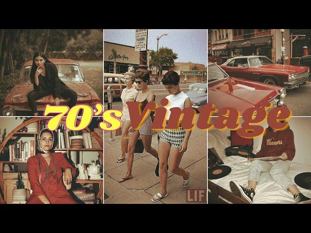 70's Vintage Preset - Lightroom Mobile Presets DNG | Vintage Preset | 70's Vintage Preset | Filtry