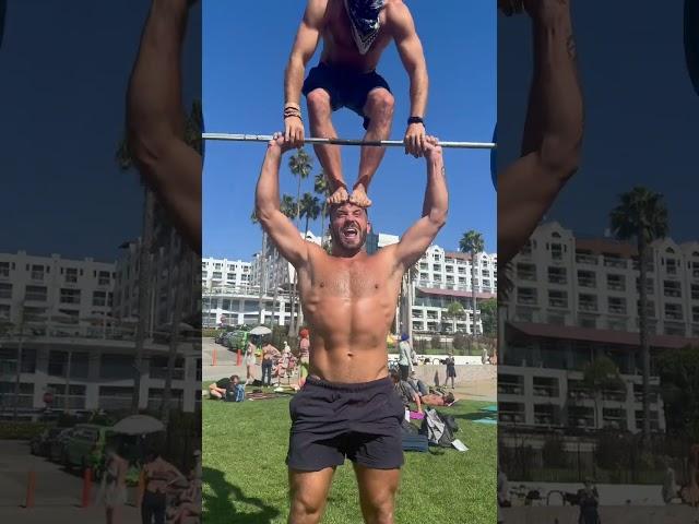 0-100 real quick #acrobatics #circus #fitness #strong #shorts