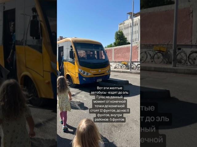 Общественный транспорт в Хургаде.