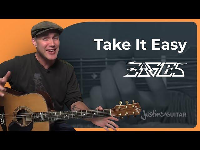 How to play Take It Easy by Eagles | Easy Lesson